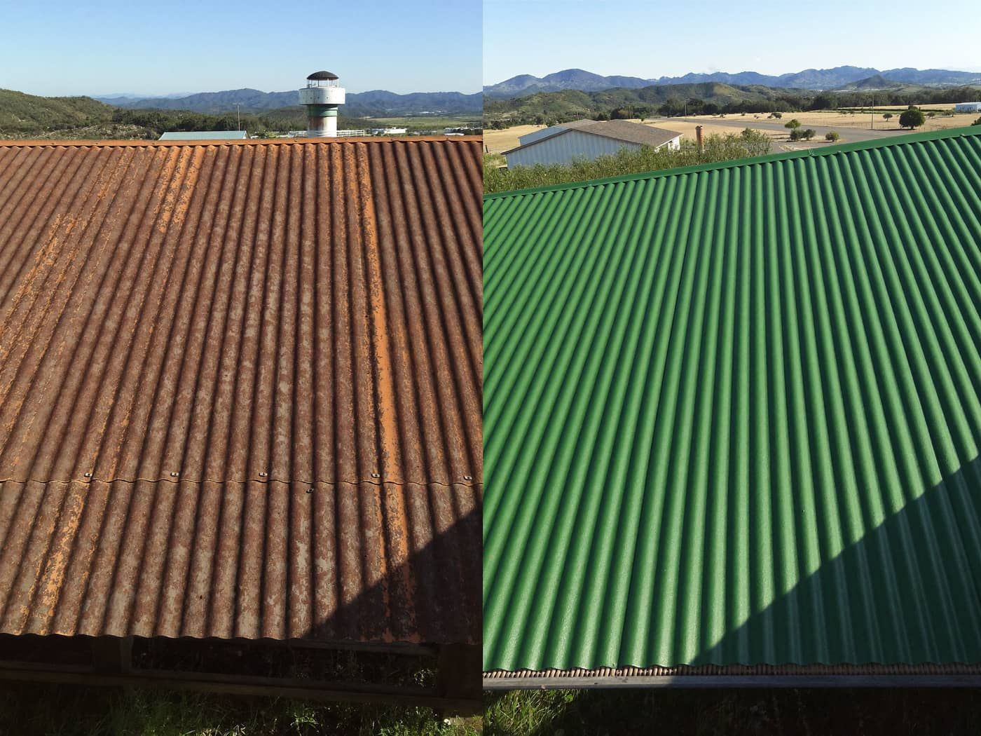 iron roof